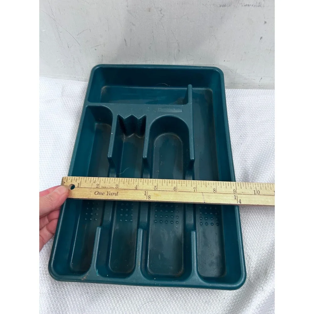 Rubbermaid Silverware Drawer Organizer 13x9‎ 5-Slot Plastic Kitchen Tray